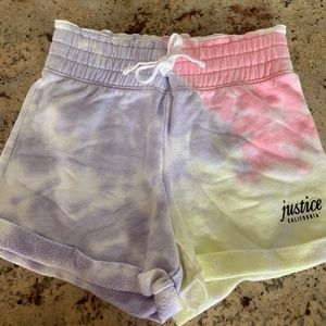 Justice Tye Dye Shorts